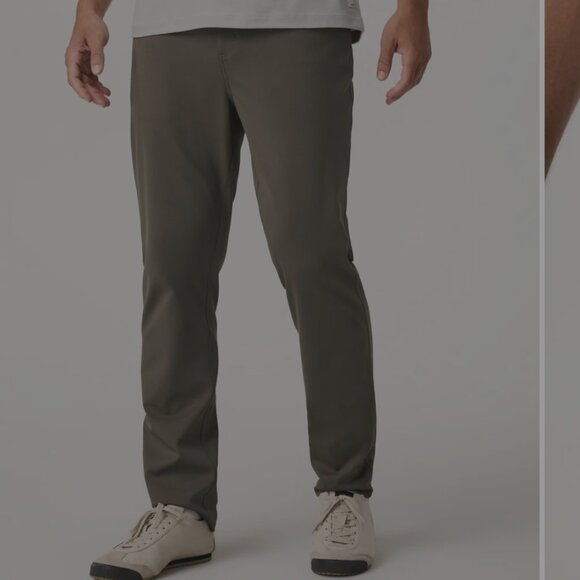 Vuori MetaTwill Pant Classic Fit 30" Gray brown root pants 34 - Picture 8 of 8